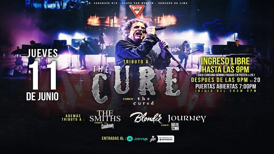 Tributo a The Cure — Concierto