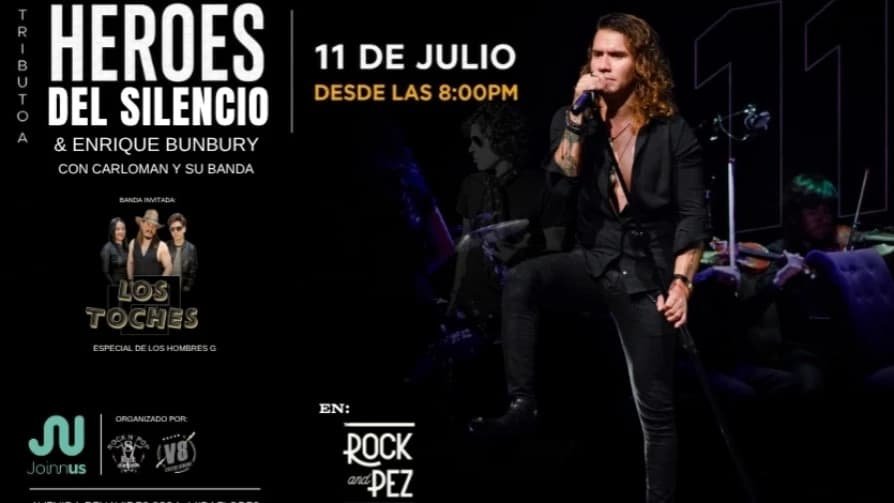 Tributo a Héroes del Silencio y lo Mejor de los Hombres G — Concierto — ROCK_AND_PEZ_PLANO_2022