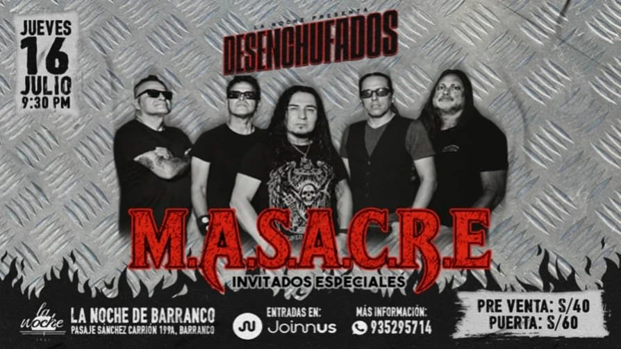 Desenchufados: M.A.S.A.C.R.E — Concierto