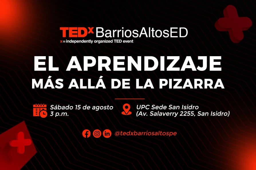 TEDxBarriosAltosED 2026 — Conferencia