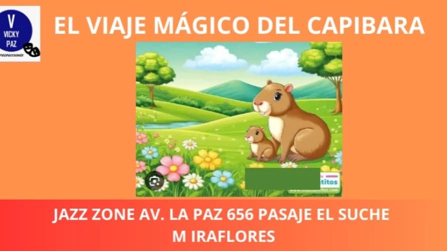 Obra el Viaje Mágico del Capibara — Infantil