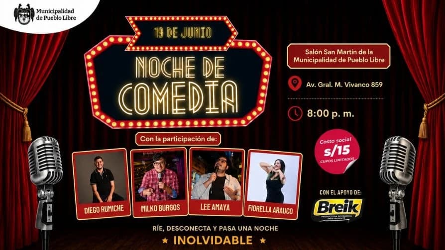 Noches de Comedia #3 - Pueblo Libre — Teatro