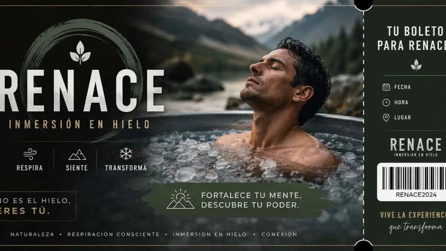 Experiencia Renace Inmersión en Hielo — Taller