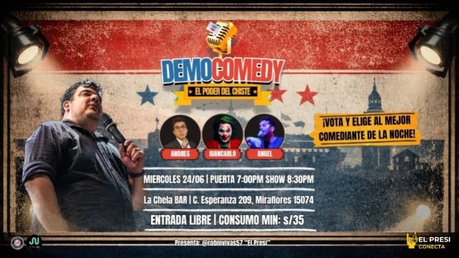 Democomedy: el Poder del Chiste | Stand-up Comedy — Teatro