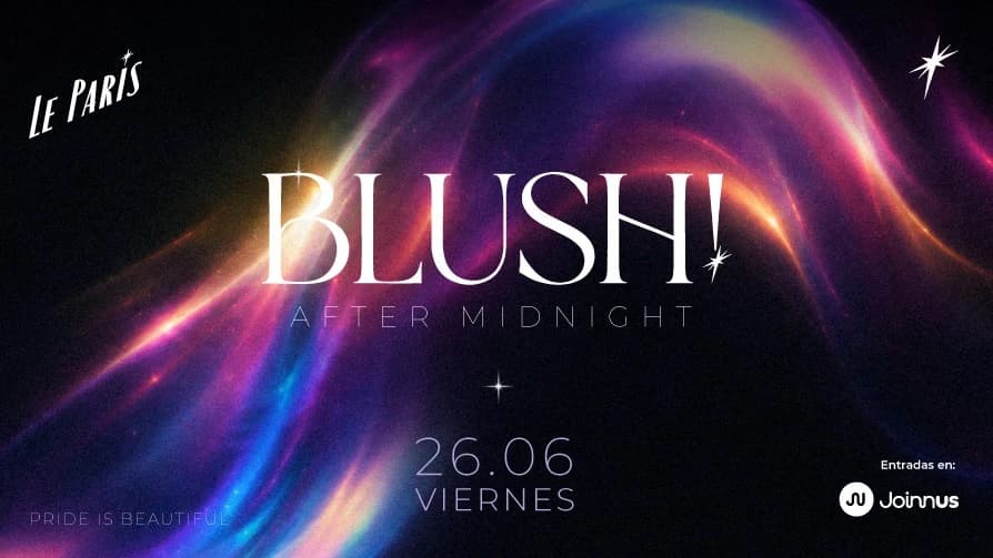 Fiesta Blush – Vie 26.06 — Concierto