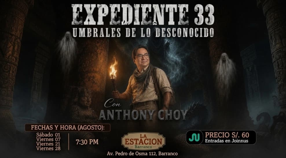 Expediente 33: Umbrales de lo Desconocido — Conferencia — La Estación de Barranco