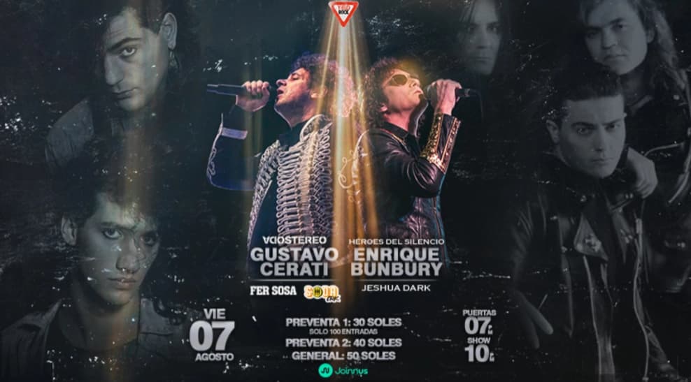 Bunbury + HDS & Cerati + Soda Stereo: Festival I — Concierto