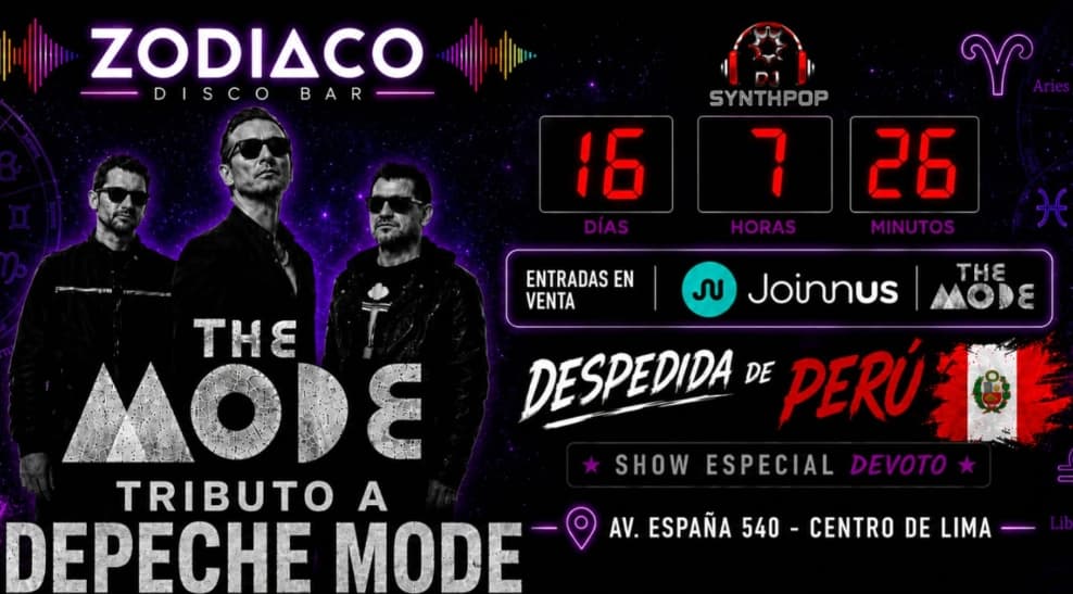 Tributo a Depeche Mode por The Mode (Argentina) — Concierto