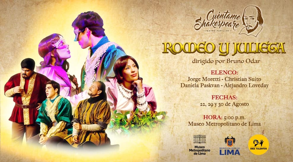 Cuéntame Shakespeare presenta: Romeo y Julieta — Teatro