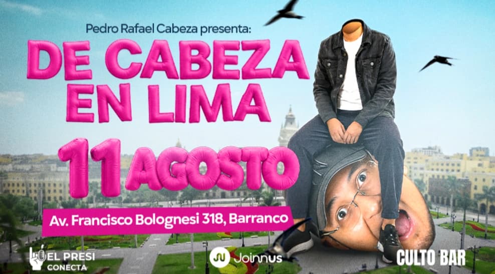 De Cabeza: stand-up comedy en Lima — Teatro
