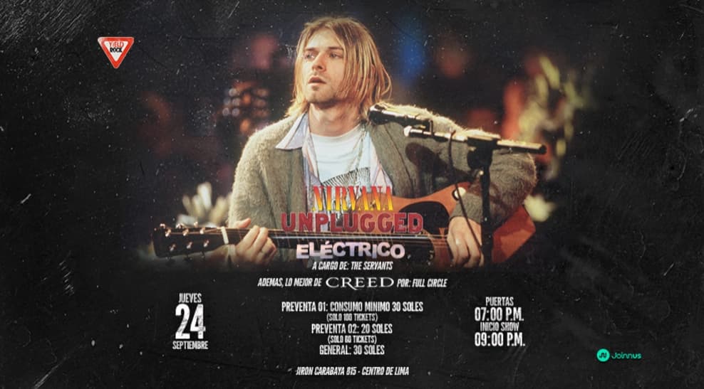 Nirvana Unplugged & Eléctrico — Concierto