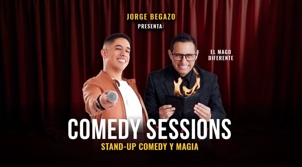 Jorge Begazo presenta "Comedy Sessions" — Teatro