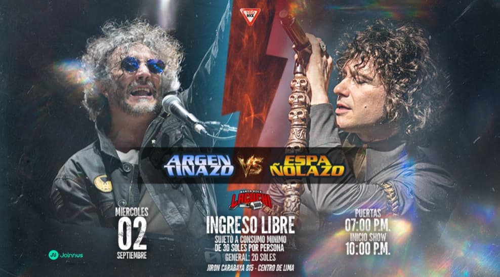 Argentinazo Vs Españolazo del Rock — Concierto
