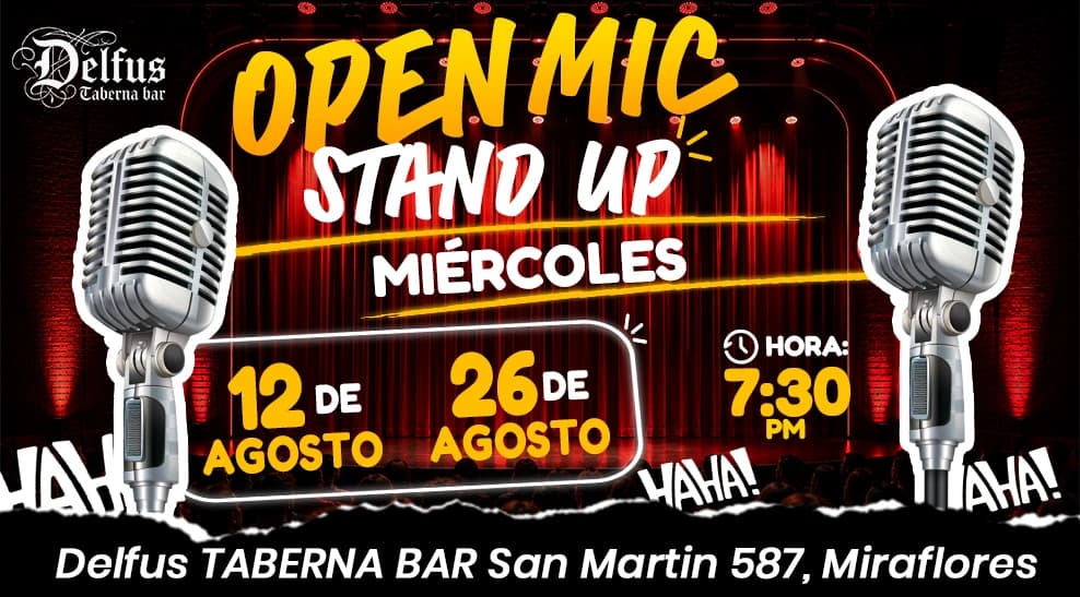 Open Mic - Stand Up — Teatro