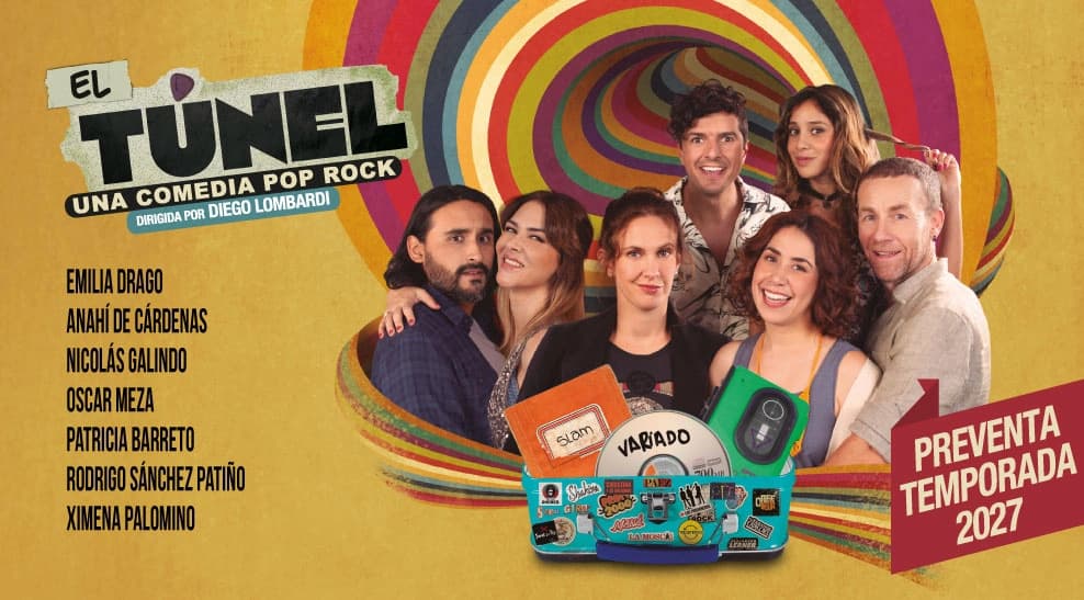 El Túnel - una comedia pop rock - Temporada 2027 — Teatro — Teatro Peruano Japonés