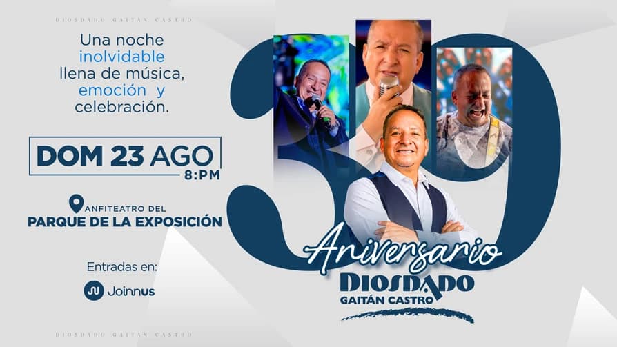 30 Aniversario de Diosdado Gaitán Castro — Concierto
