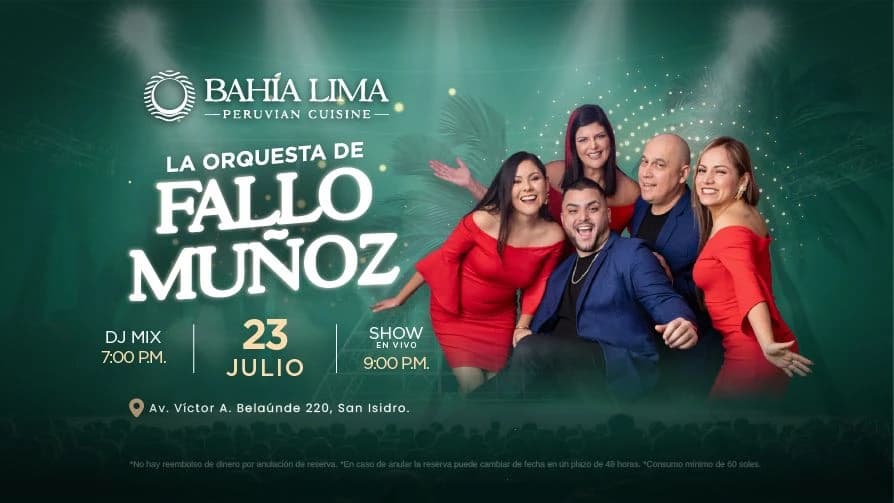 Fallo Muñoz — Concierto — MESAS BAHIA LIMA