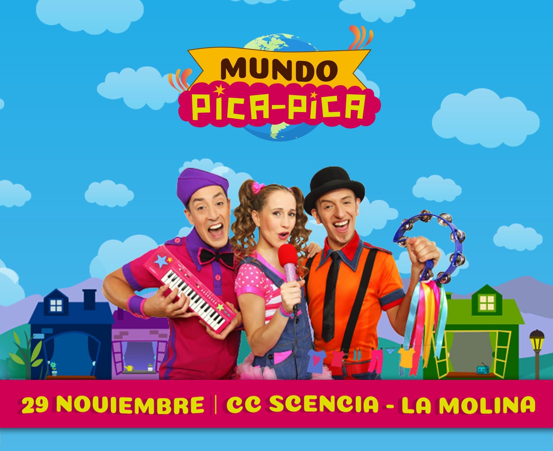 Pica Pica en Lima — Concierto — Scencia La Molina