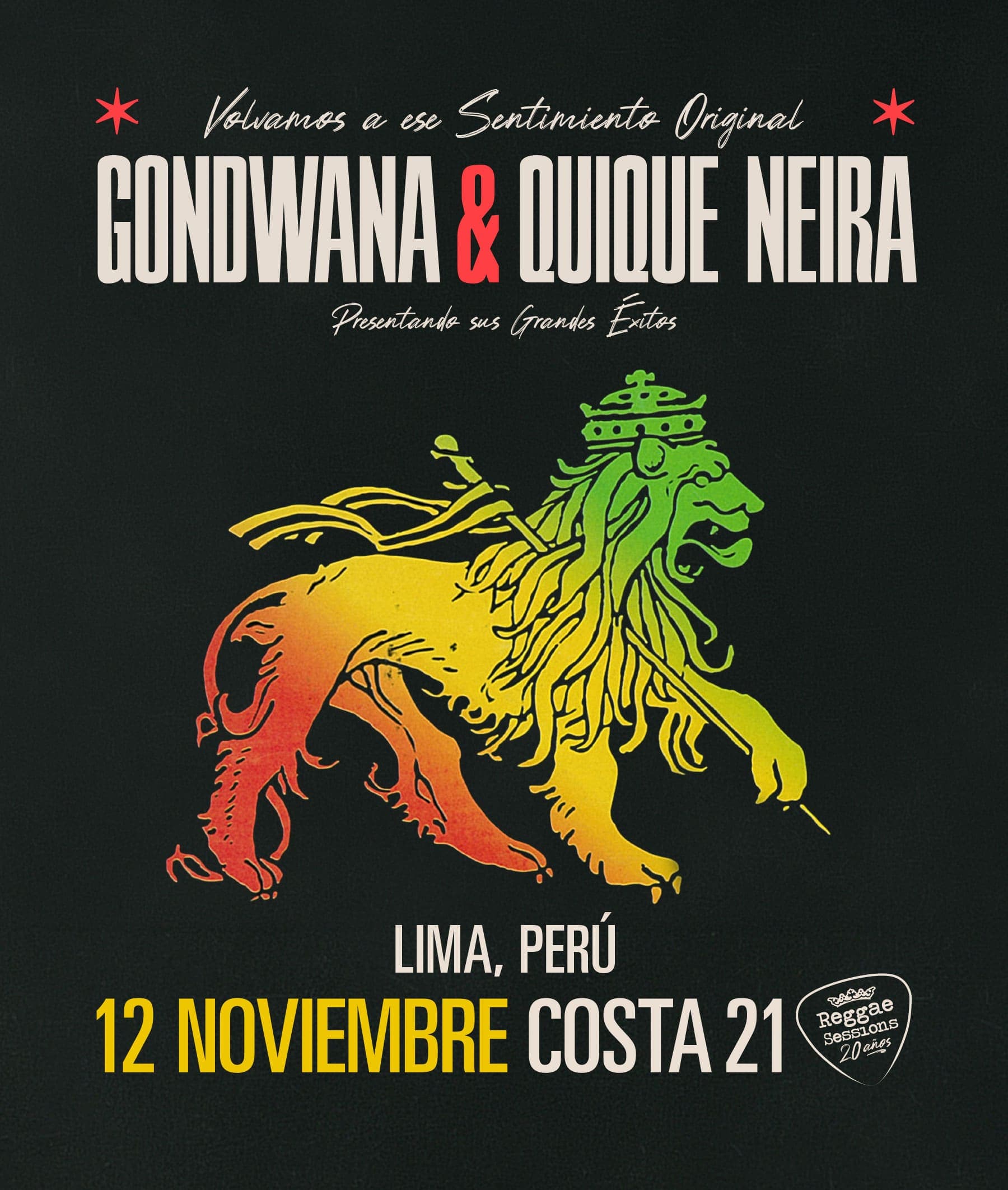 Gondwana y Quique Neira - Volvamos a Ese Sentimiento Original — Concierto — Multiespacio Costa 21