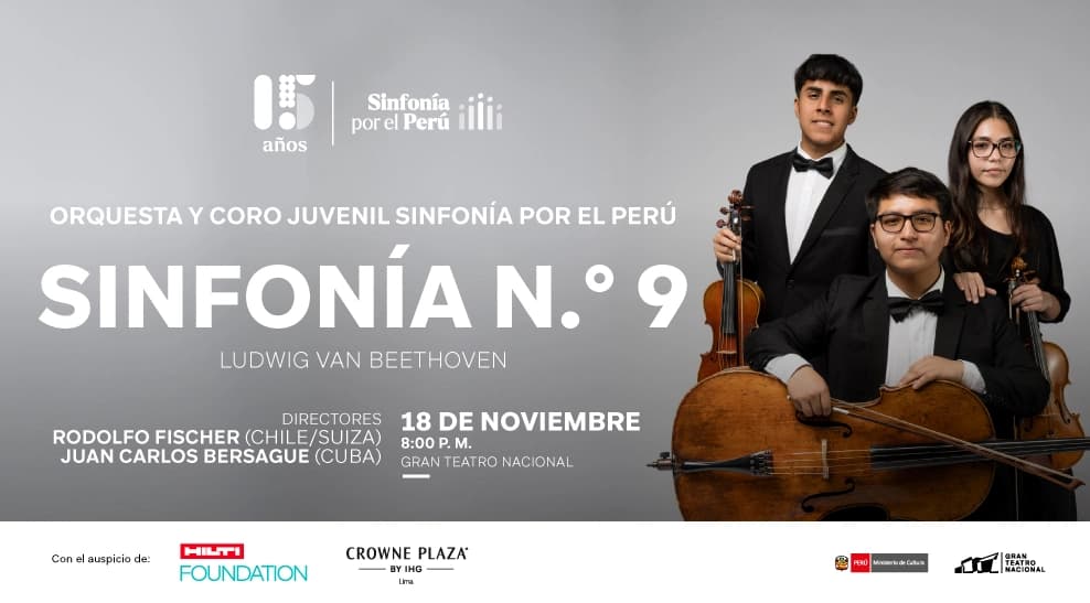 Sinfonía N.º 9 – Ludwig van Beethoven — Concierto — Gran Teatro Nacional
