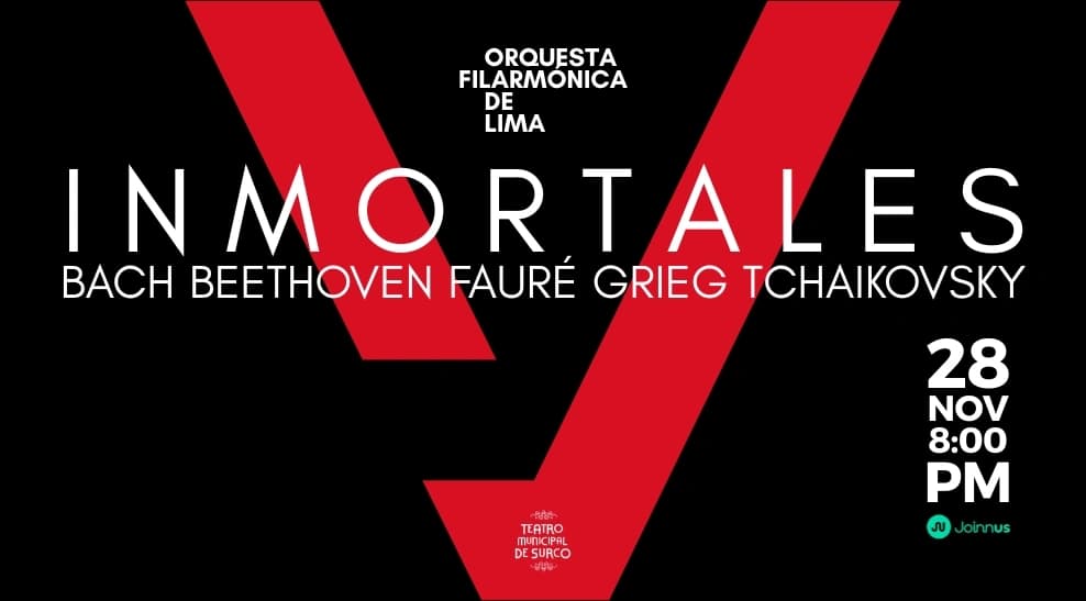 5 Inmortales – Orquesta Filarmónica de Lima — Concierto — Teatro Municipal de Surco