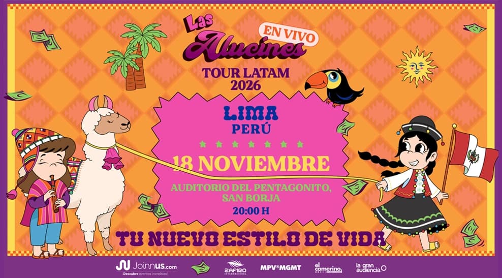 Las Alucines: Tour Latam 2026 — Teatro — Auditorio del Pentagonito