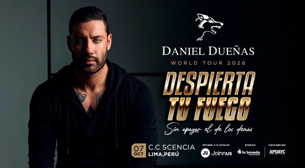 Daniel Dueñas: Despierta Tu Fuego World Tour — Conferencia — Scencia La Molina