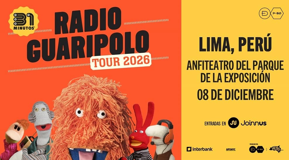 31 Minutos en Lima (segunda fecha) — Infantil — Anfiteatro del Parque de la Exposición