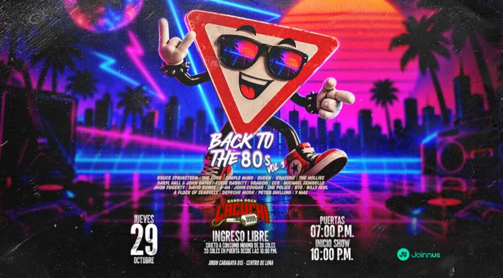 De regreso a los 80s — Concierto — Embassy