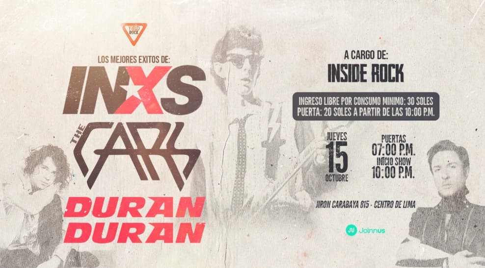 INXS, Duran Duran & The Cars – Grandes Éxitos — Concierto