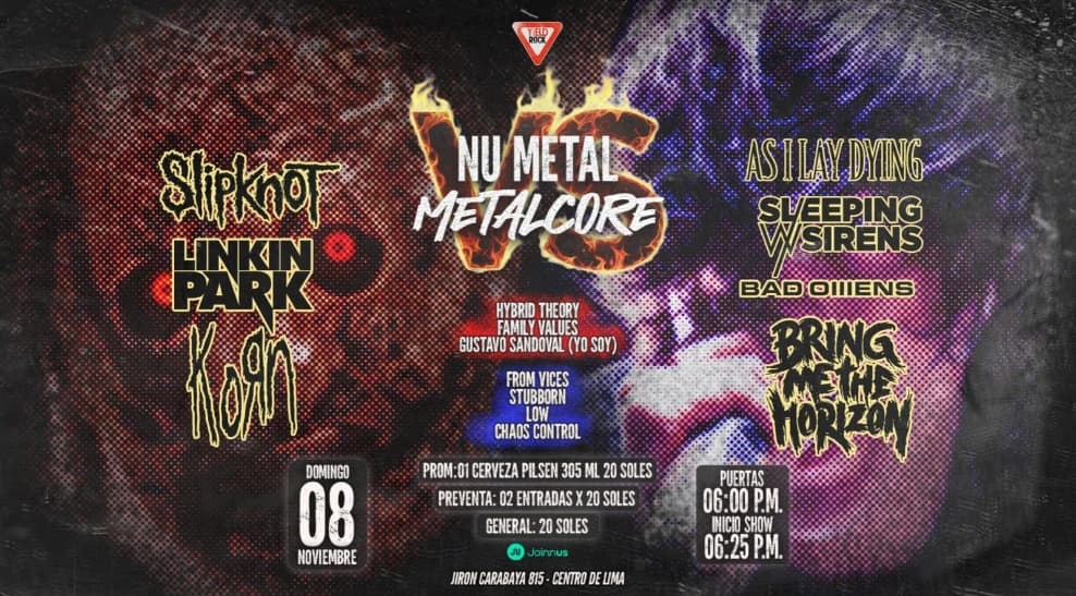 Nu Metal vs Metalcore Fest — Festival — Embassy