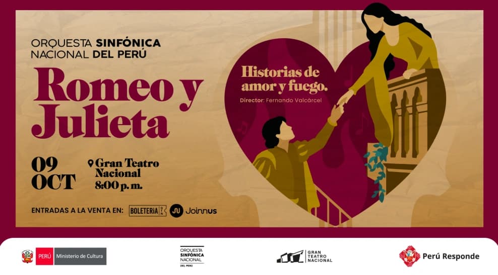 Romeo y Julieta: historias de amor y fuego — Concierto — Gran Teatro Nacional
