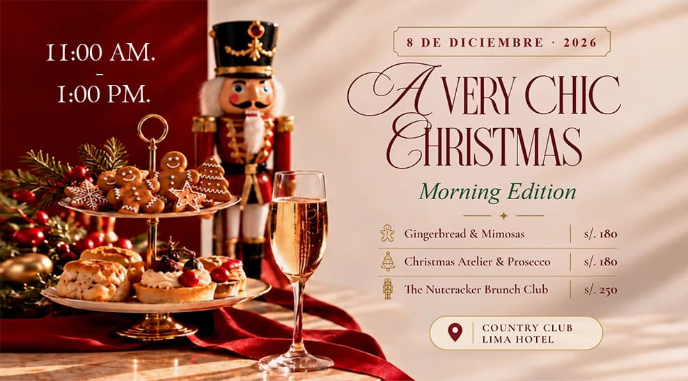 A Very Chic Christmas · Edición Mañana — Taller — Bar Inglés