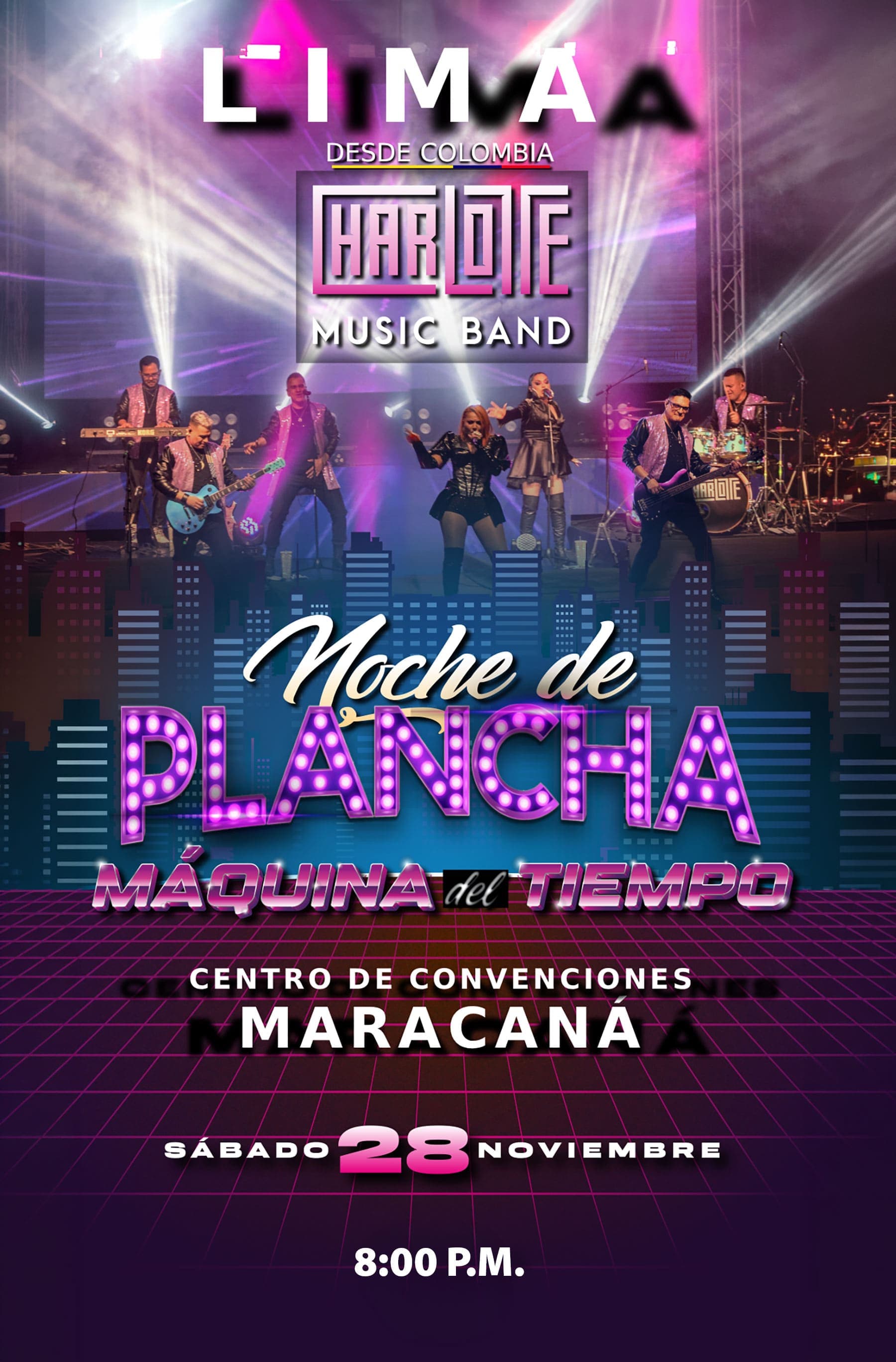 Noche de Plancha: Máquina del Tiempo — Concierto — Centro de Convenciones Maracaná