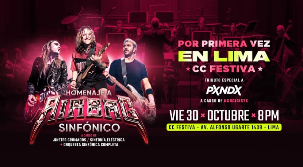 Airbag Sinfónico en Lima — Concierto