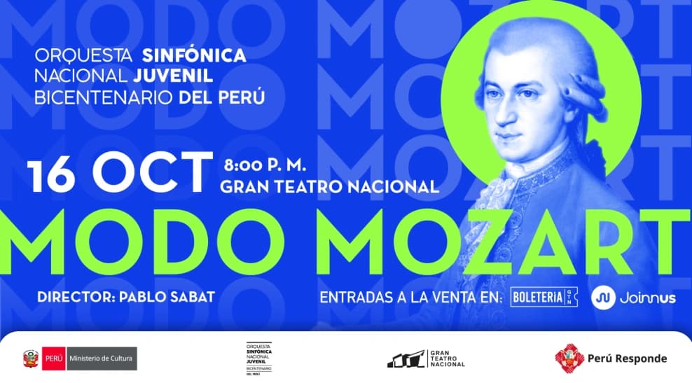 Modo Mozart — Concierto — Gran Teatro Nacional