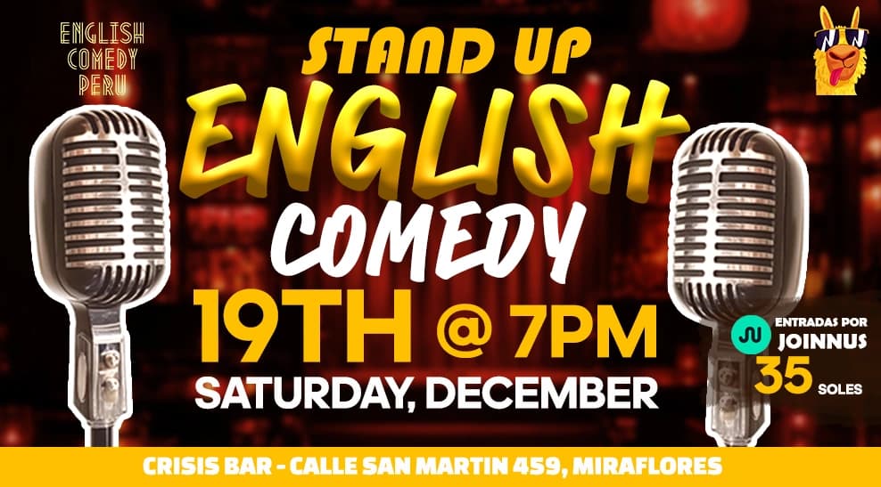Stand-up comedy en inglés — Teatro