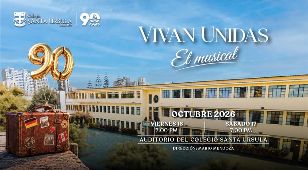 Musical ¡Vivan Unidas! — Teatro — auditorio colegio sana Ursula