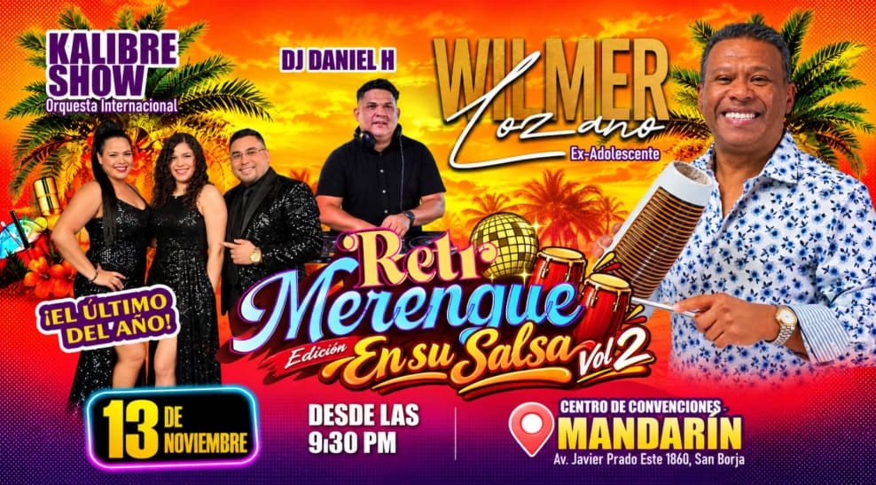 Retromerengue en su Salsa Vol. 2 — Concierto — Centro de Convenciones Mandarin