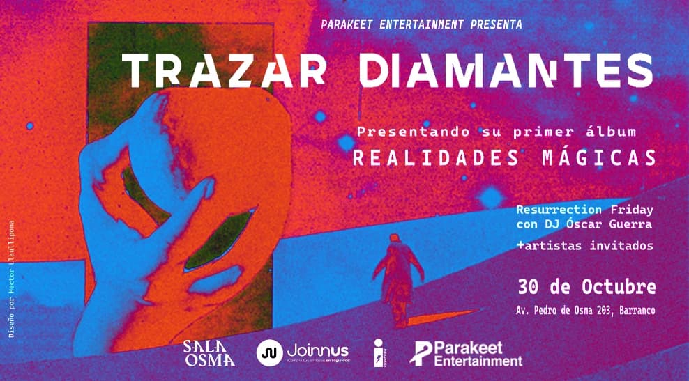 Trazar Diamantes presenta Realidades Mágicas — Concierto — Sabina Restarurante