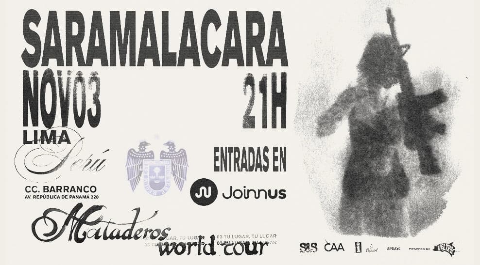 saramalacara en Lima — Concierto