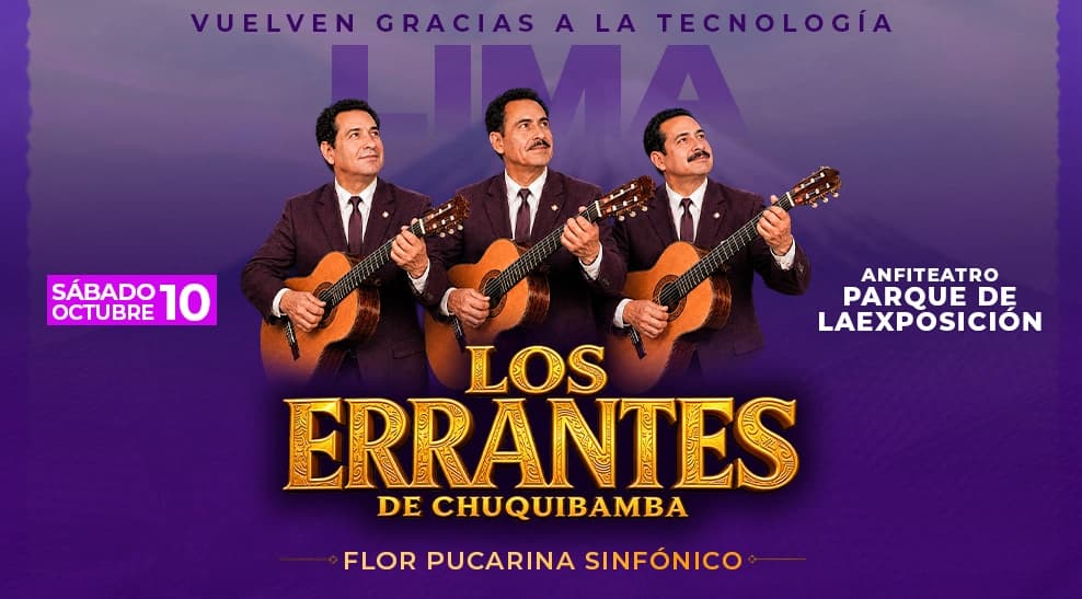 Los Errantes de Chuquibamba: vuelven gracias a la tecnología — Concierto