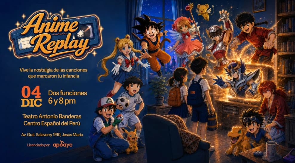 Anime Replay — Concierto — Anime Replay 2026