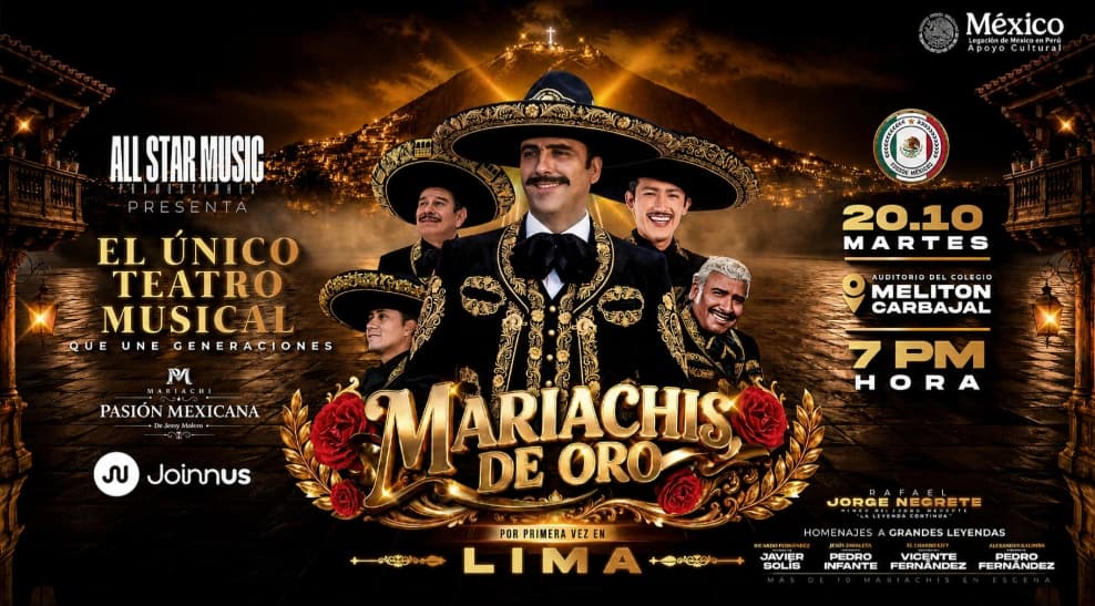 Mariachis de Oro — Teatro — Teatro Meliton Carbajal