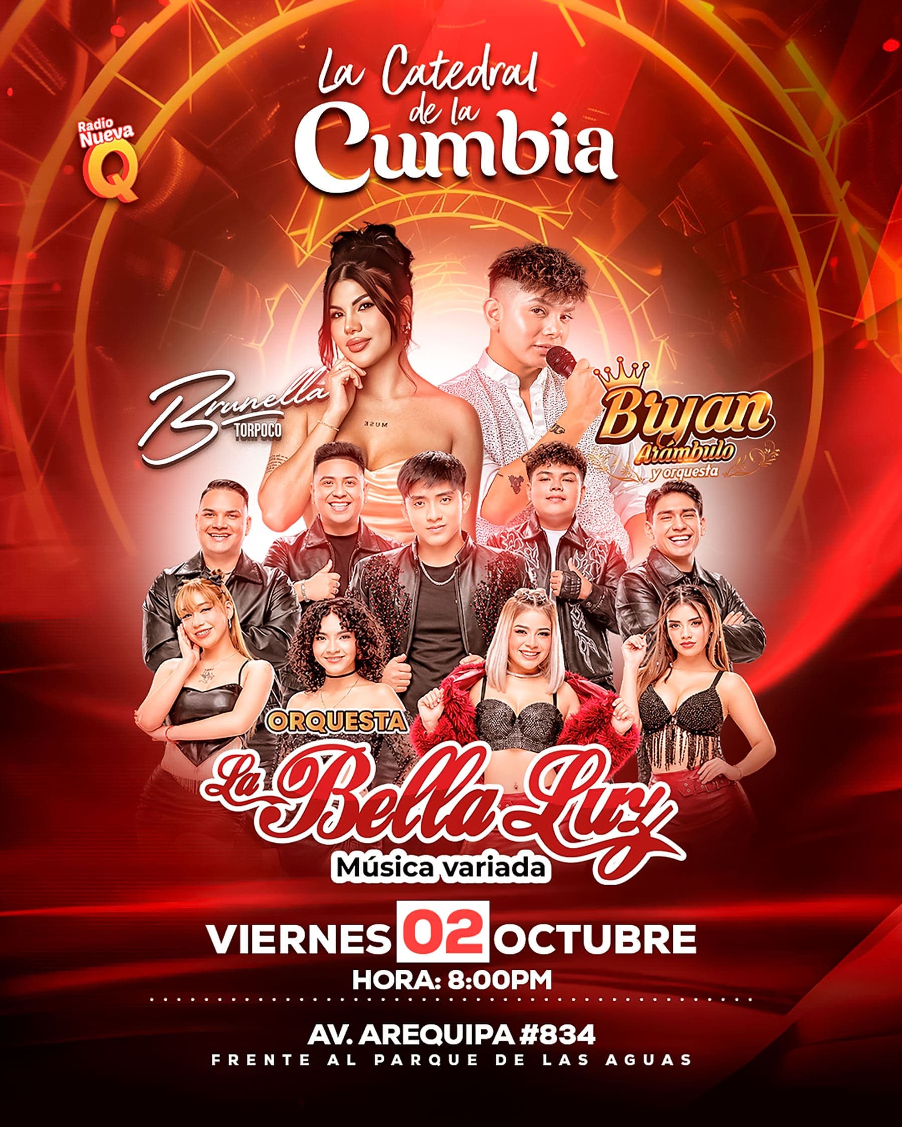 Catedral de la Cumbia: La Bella Luz — Concert — Centro de Convenciones Leguía