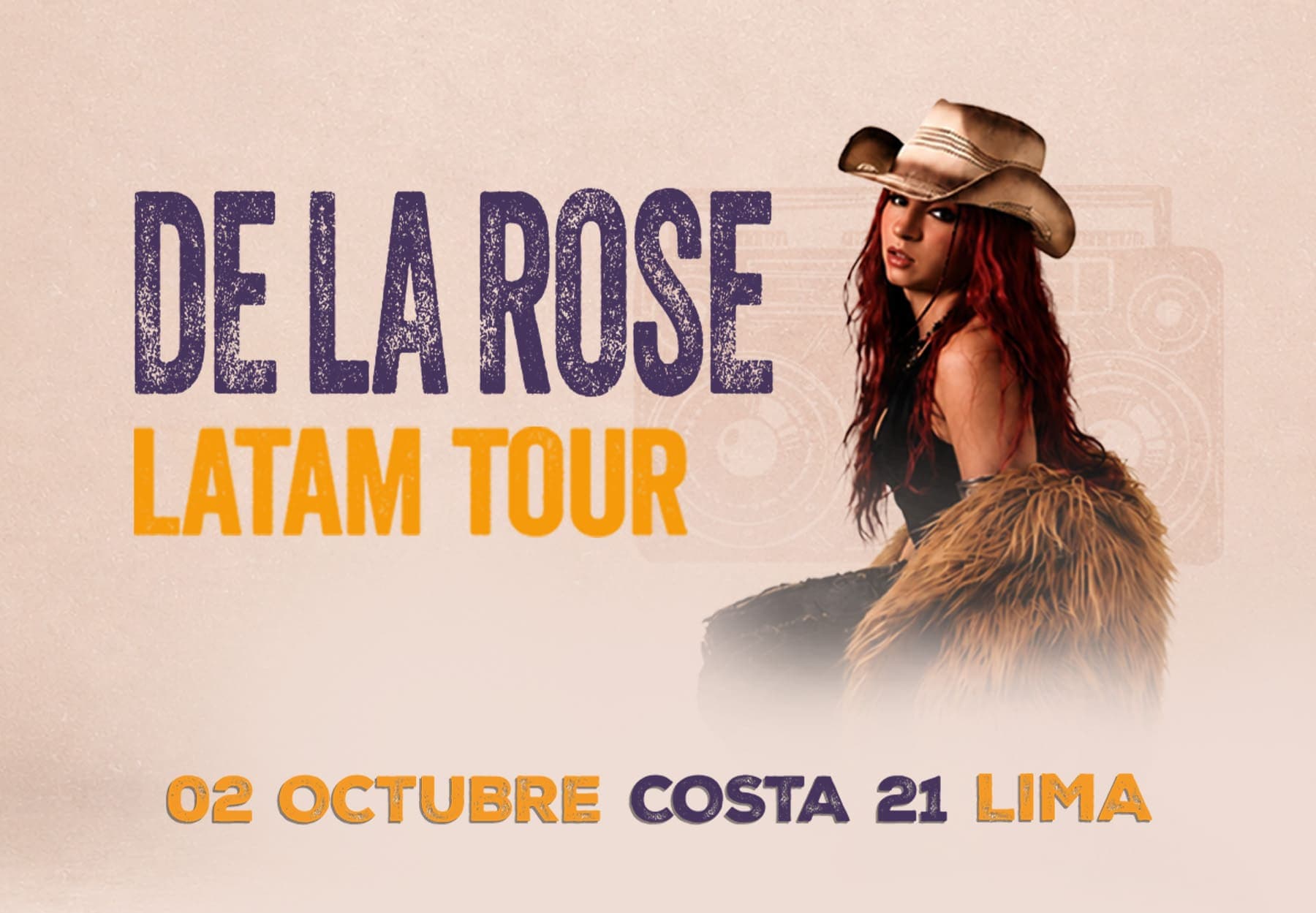 De La Rose - Latam Tour — Concert — Multiespacio Costa 21