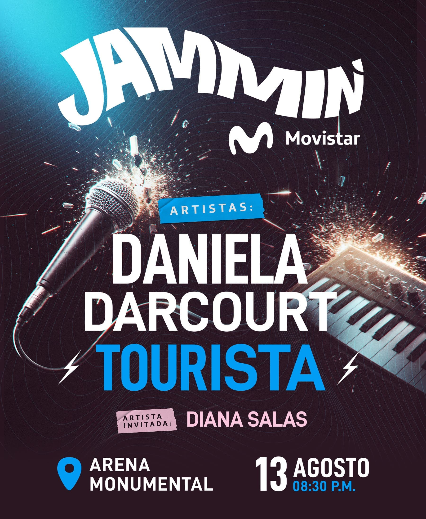 Jammin: Daniela Darcourt y Tourista — Concierto — ARENA MONUMENTAL